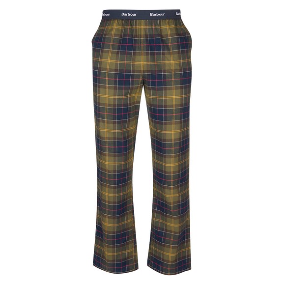 Barbour Lifestyle Mens Green Glenn Tartan Pyjama Trouser main image