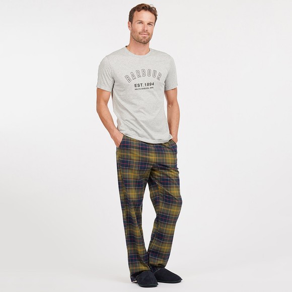 Barbour Lifestyle Mens Green Glenn Tartan Pyjama Trouser main image