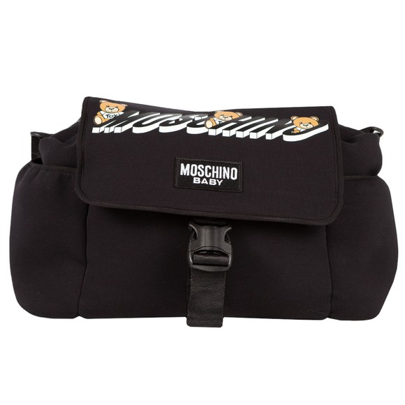 Moschino Boys Black Logo Changing Bag main image