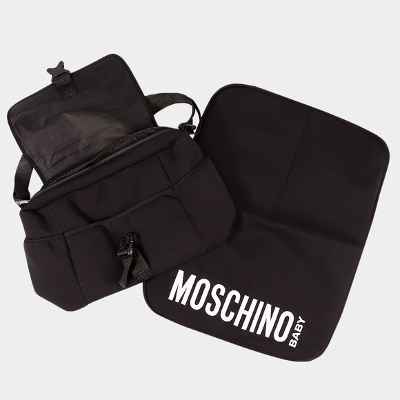 Moschino Boys Black Logo Changing Bag main image