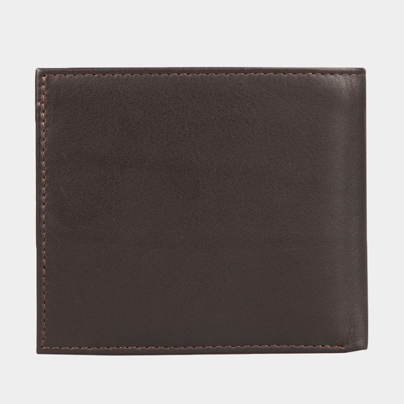 Ted Baker Mens Black Core Bi-fold Coin Leather Wallet main image