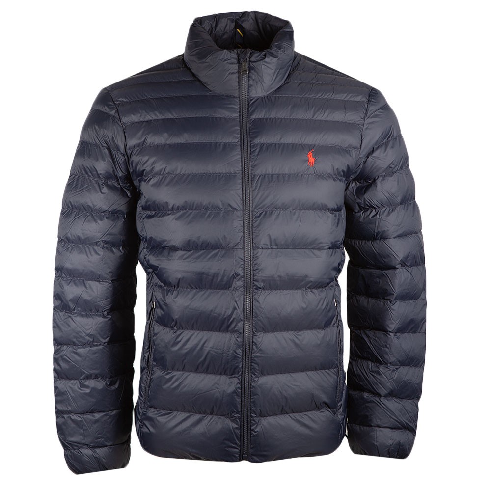 Blue polo jacket men's Clearance