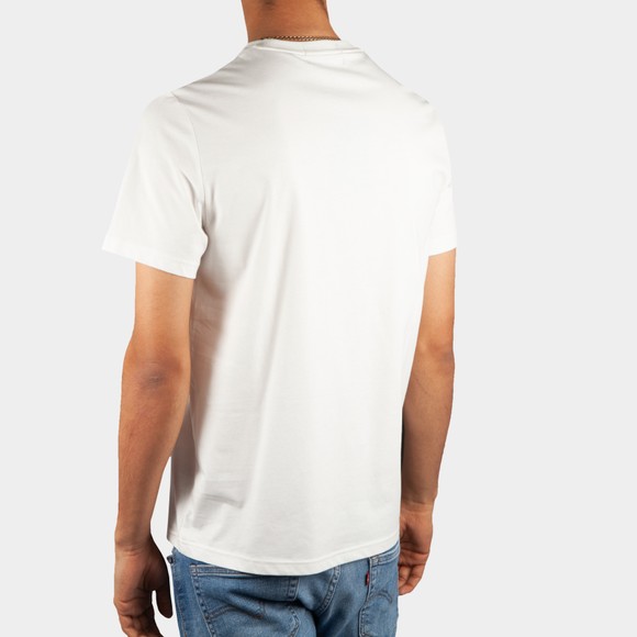 Fred Perry Mens White Mosaic Print T-Shirt main image