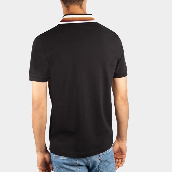 Fred Perry (Reissues) Mens Black Contrast Panels Polo Shirt #4