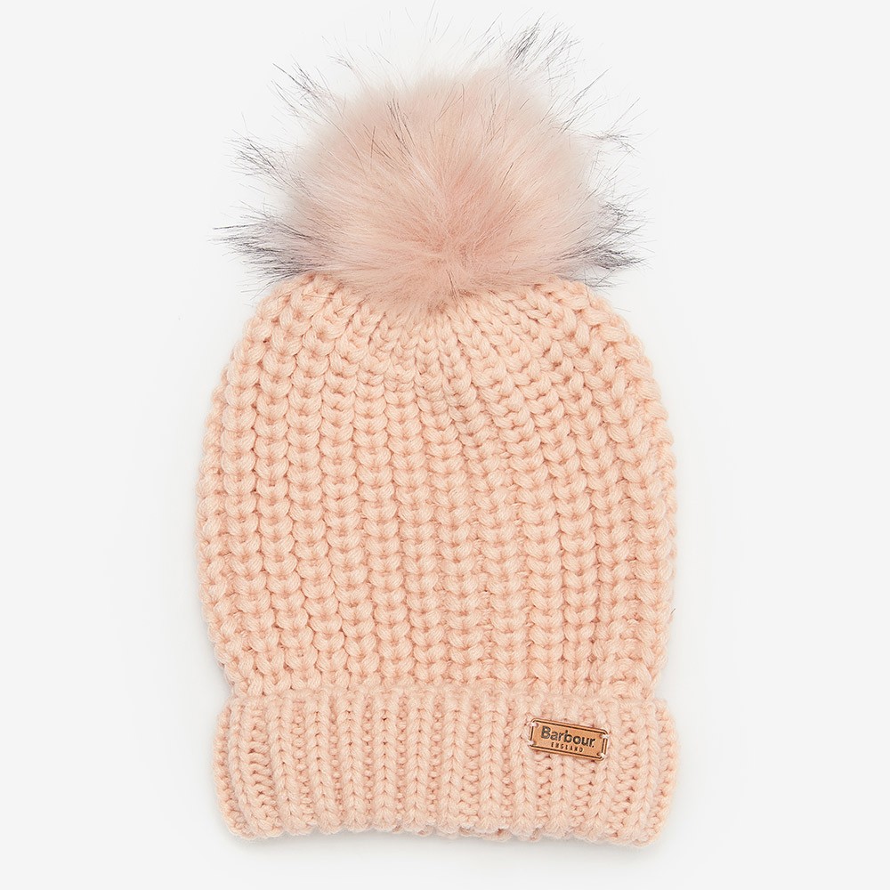 barbour bobble hat and scarf set womens