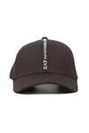 EA7 Emporio Armani Mens Black Refined Mix Cap