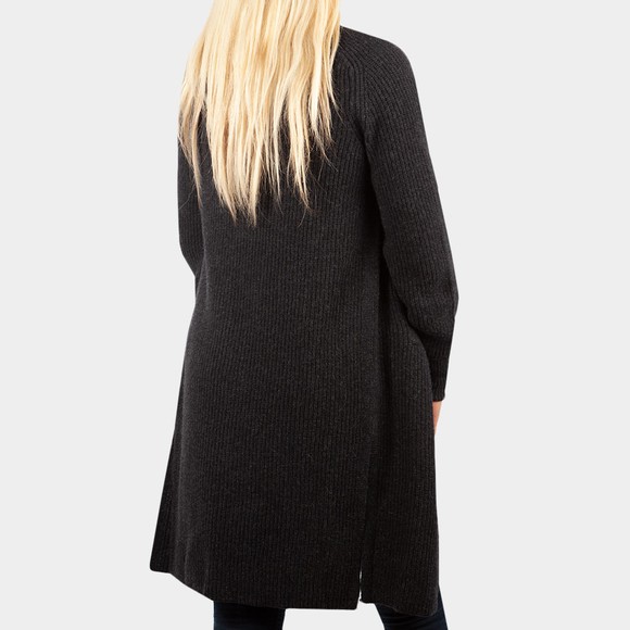 Polo Ralph Lauren Womens Grey Ribbed Wool-Blend Cardigan #3