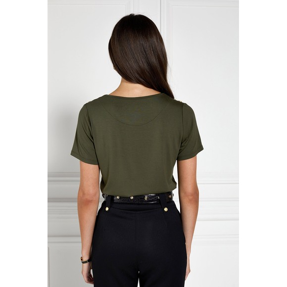 Holland Cooper Womens Beige Stirrup T Shirt #5