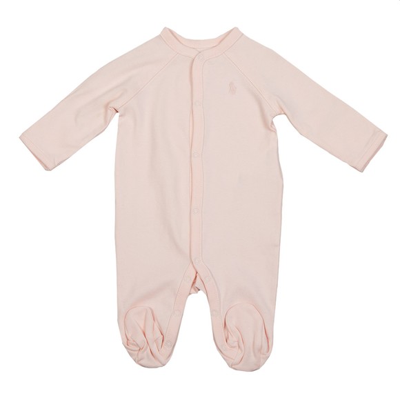 Polo Ralph Lauren Girls Pink Solid One Piece main image
