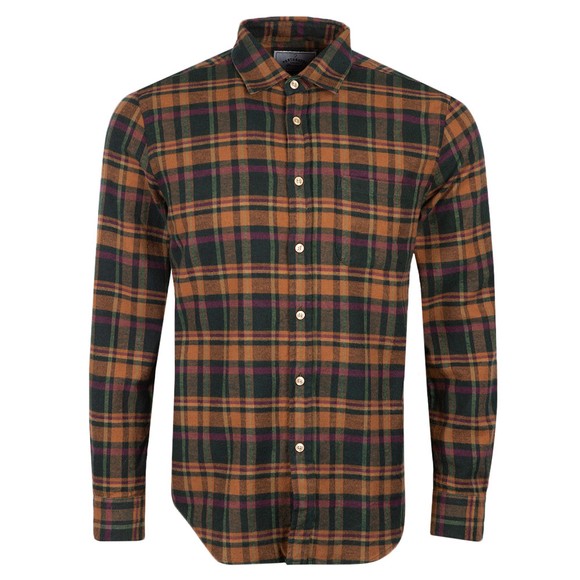 Portuguese Flannel Mens Beige Woods Shirt main image