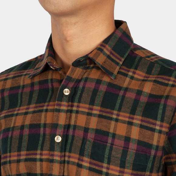 Portuguese Flannel Mens Beige Woods Shirt main image