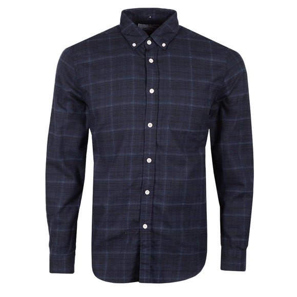 Portuguese Flannel Mens Blue Inside Heather Shirt main image