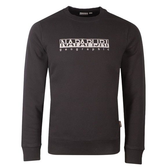 Napapijri Mens Black Berber Crew Sweatshirt main image