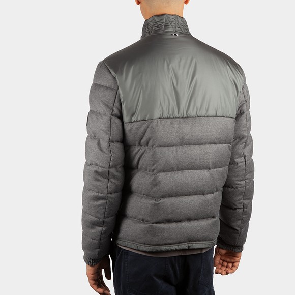 BOSS Mens Grey Cink Mixed Material Jacket main image