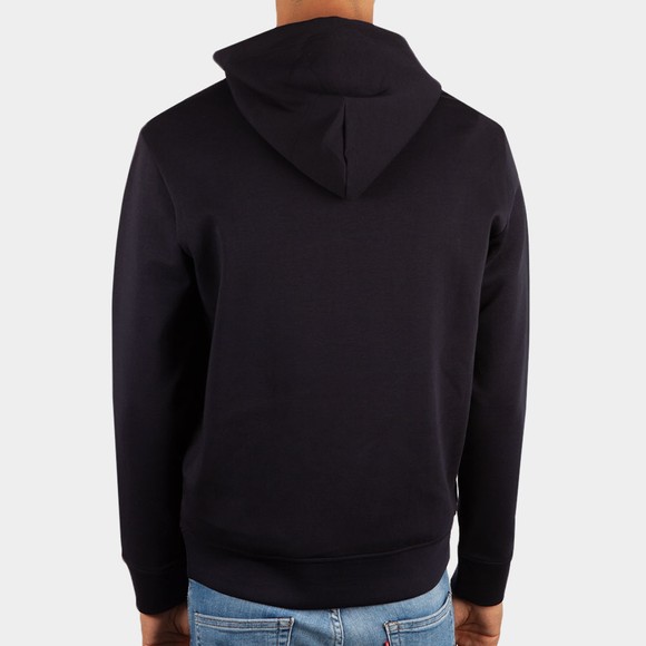Emporio Armani Mens Blue Essential Small Logo Hoody main image