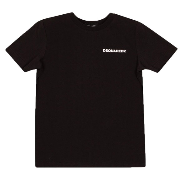 Dsquared2 Boys Black Basic Logo T Shirt main image