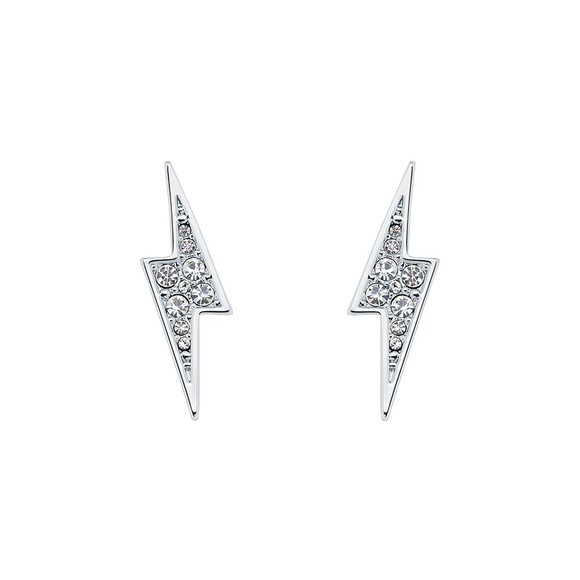 Ted Baker Womens Silver Taliahh Thunderbolt Stud Earring main image