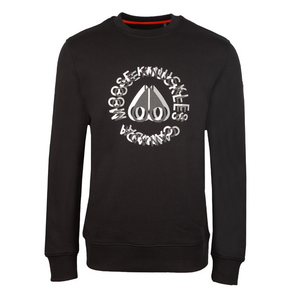 Moose Knuckles Mens Black Kenamu Sweatshirt #1