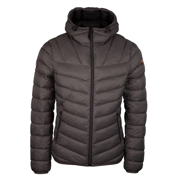 Napapijri Mens Grey Hooded Areons Jacket main image