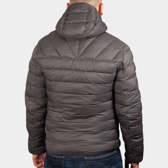 Napapijri Mens Grey Hooded Areons Jacket main image