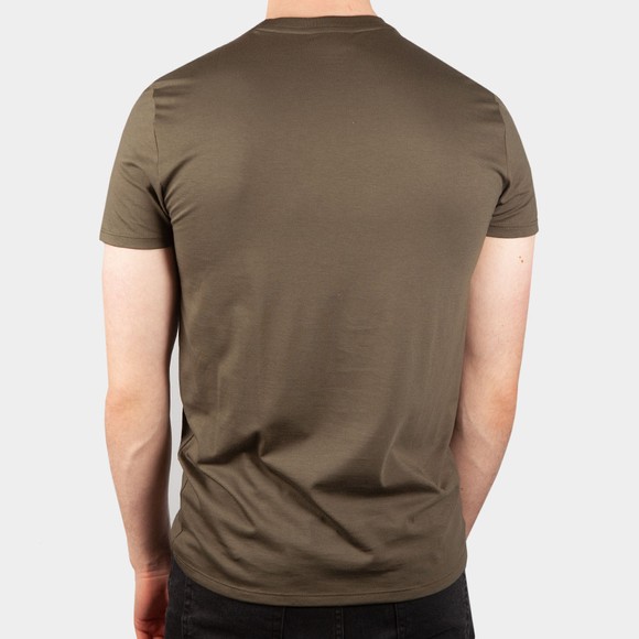 Lacoste Mens Green TH6709 Pima Cotton T-Shirt main image