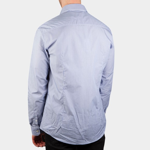 Emporio Armani Mens Blue Essential Stripe Shirt main image