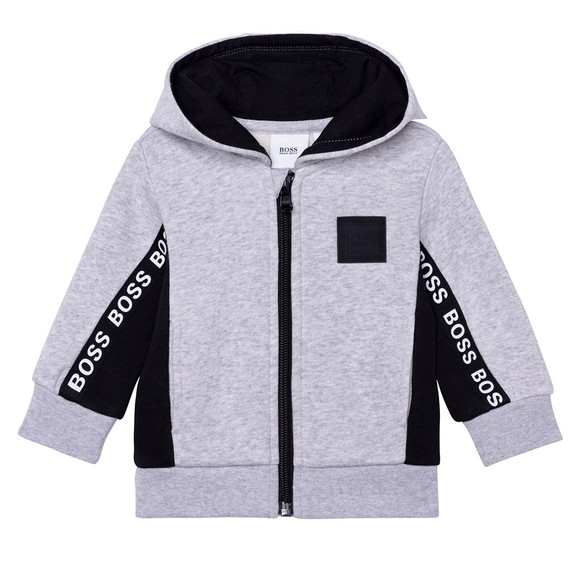 BOSS Baby Boys Grey J05901 Tape Hoody main image