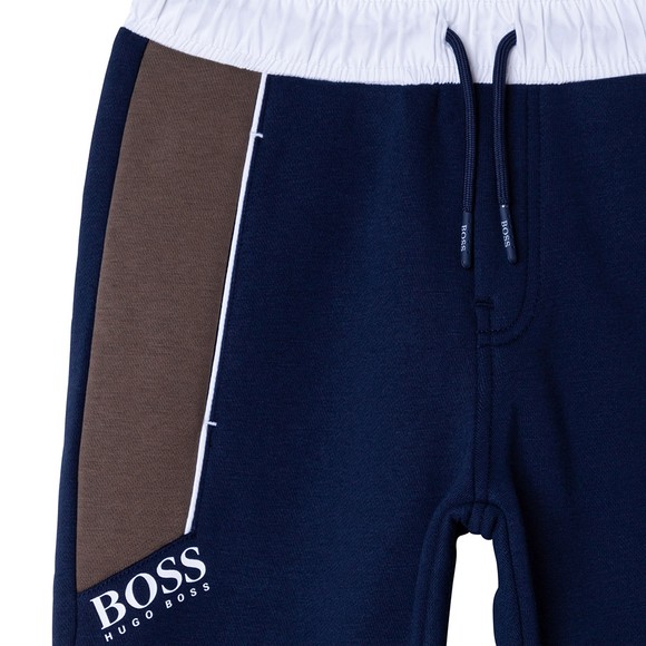 BOSS Boys Blue J24725 Panel Jogger main image