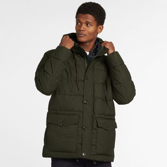 Barbour Lifestyle Mens Green Mobury Quilt Jacket main image