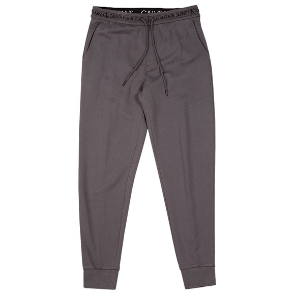 Calvin Klein Jeans Mens Grey Jacquard Logo Jogger main image