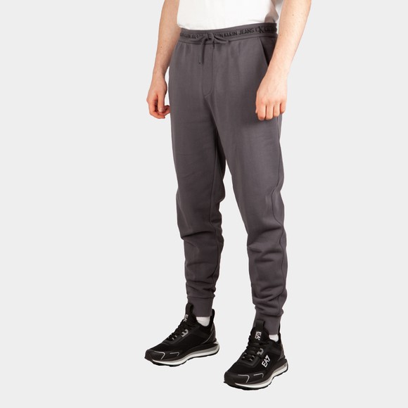 Calvin Klein Jeans Mens Grey Jacquard Logo Jogger main image