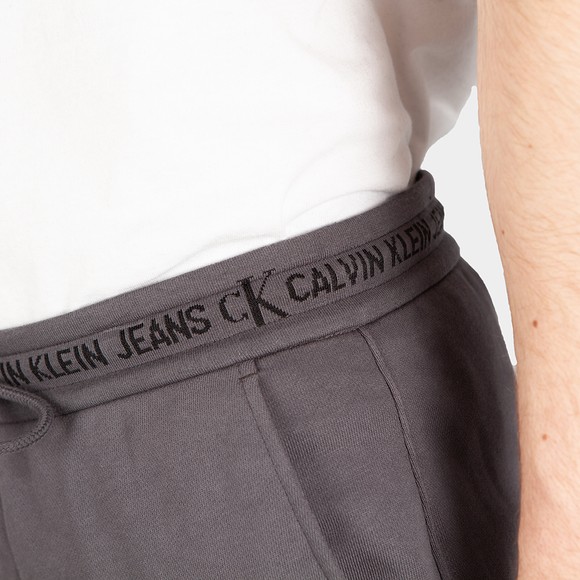 Calvin Klein Jeans Mens Grey Jacquard Logo Jogger main image