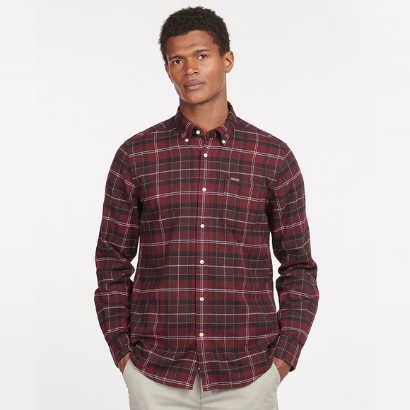 Barbour Lifestyle Mens Red Kyeloch Tailored Shirt main image