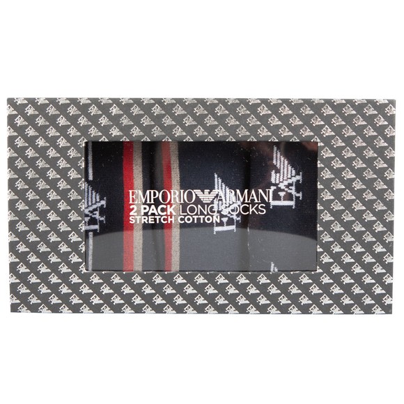 Emporio Armani Mens Blue 3 Pack Box Set Sock main image