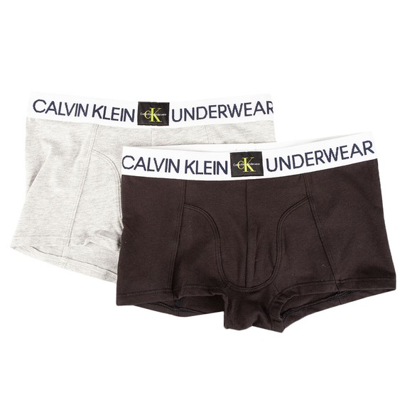 Calvin Klein Boys Grey 2 Pack Trunks main image