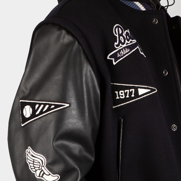 BOSS Mens Blue x RUSSELL Carsity Bomber #3