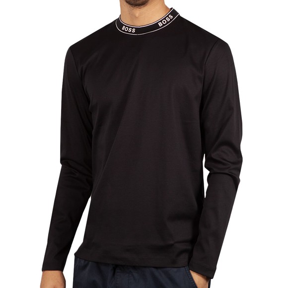 BOSS Mens Black Formal Talley T Shirt #2