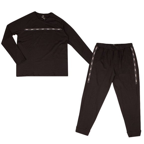 BOSS Mens Black Unwrapped Pyjama Set #1