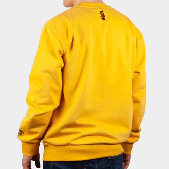 Carhartt WIP Mens Yellow Geo Script Sweatshirt #4