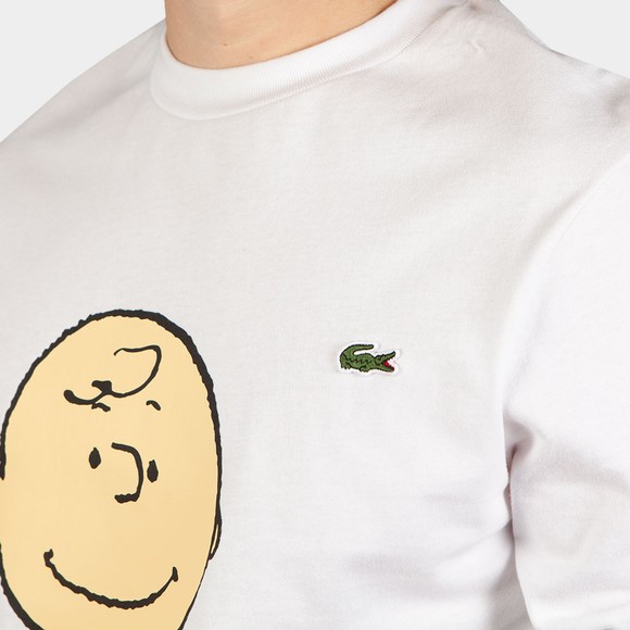 Lacoste Mens White Lacoste X Peanuts L/S T-Shirt main image