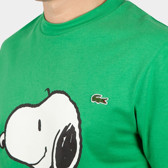 Lacoste Mens Green Lacoste X Peanuts T-Shirt main image