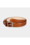 Barker Mens Red Plain Belt
