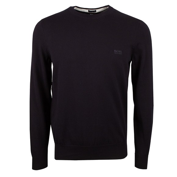 BOSS Mens Blue Pascas L OS Jumper #1