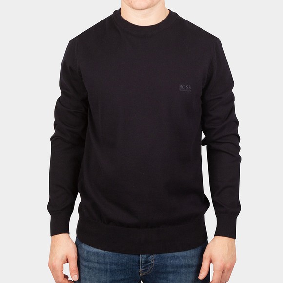 BOSS Mens Blue Pascas L OS Jumper #2