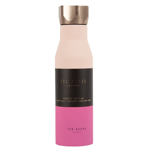 Ted Baker Womens Pink Botana Two Tone Water Bottle 425ML main image