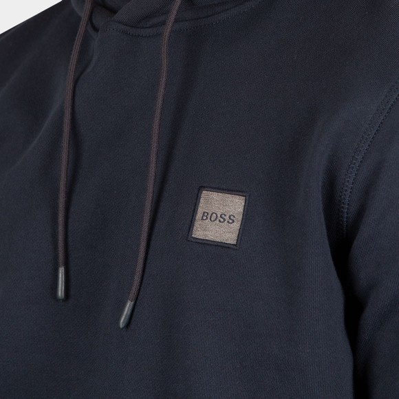 BOSS Mens Blue Casual Wetalk 1 Overhead Hoody #3