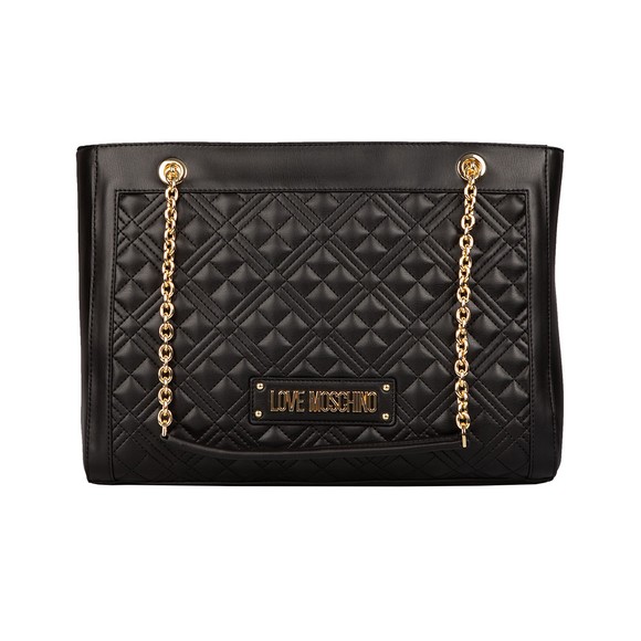 Love Moschino Cross Quilted Tote Oxygen Clothing