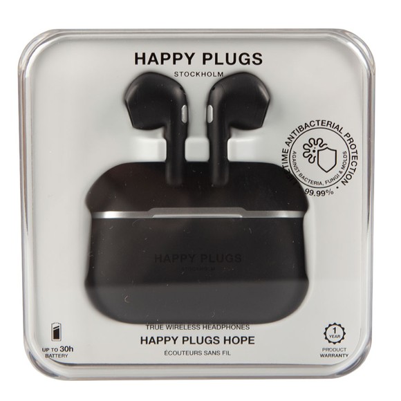 Happy Plugs Unisex Black Hope Wireless Earphones main image