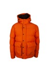 Hikerdelic Mens Orange Calland Ripstop Puffer Jacket