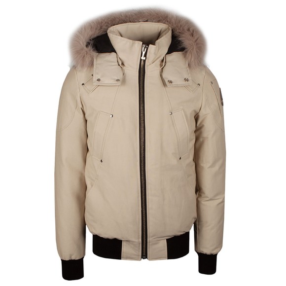 Moose Knuckles Mens Beige Ballistic Bomber main image